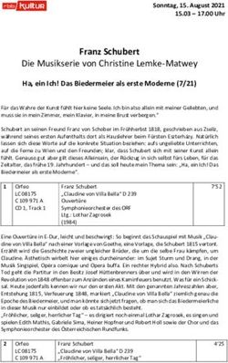 Franz Schubert Die Musikserie von Christine Lemke-Matwey