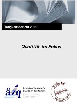 Qualit&auml;t im Fokus T&auml;tigkeitsbericht 2011