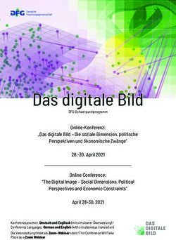 Online-Konferenz: "Das digitale Bild - Die soziale Dimension, politische Perspektiven und &ouml;konomische Zw&auml;nge" 28.-30. April 2021 Online ...