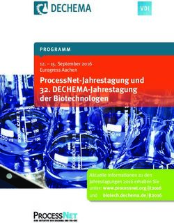 ProcessNet-Jahrestagung und 32. DECHEMA-Jahrestagung der Biotechnologen- 15. September 2016 Eurogress Aachen