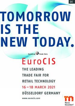 THE LEADING TRADE FAIR FOR RETAIL TECHNOLOGY 16 - 18 MARCH 2021 D&Uuml;SSELDORF GERMANY - www.eurocis.com