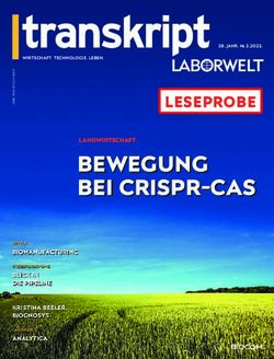 Bewegung bei crispR-Cas - LESEPROBE - Transkript