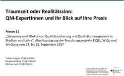 Traumzeit oder Realitätssinn: QM ExpertInnen und ihr Blick auf ihre Praxis
