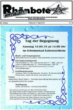 Tag der Begegnung Samstag 18.08.18 ab 14.00 Uhr im Schwimmbad Kaltennordheim