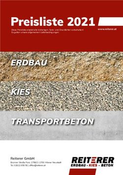 ERDBAU KIES TRANSPORTBETON - Preisliste 2021 www.reiterer.at