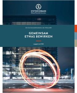 GEMEINSAM ETWAS BEWIRKEN - Stifterverband