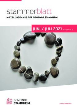 Stammerblatt JUNI / JULI 2021 Ausgabe Nr. 9 - Gemeinde Stammheim