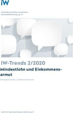 IW-Trends 2/2020 Mindestlohn und Einkommensarmut - Vierteljahresschrift zur empirischen Wirtschaftsforschung, Jg. 47 - Institut der deutschen ...