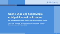 Online-Shop und Social Media - erfolgreicher und rechtssicher - Wie vermarkte ich mich, meine Produkte und Dienstleistungen im Internet?
