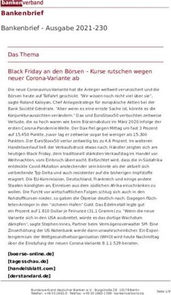 Bankenbrief Bankenbrief - Ausgabe 2021-230 - Das Thema Black Friday an den B&ouml;rsen - Kurse rutschen wegen neuer Corona-Variante ab - Bundesverband ...