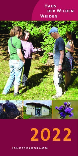 Jahresprogramm - Naturschutzgebiet H&ouml;ltigbaum
