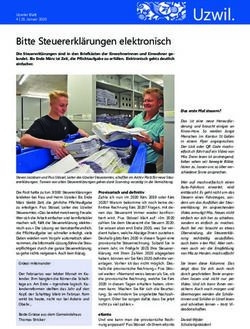 Bitte Steuererkl&auml;rungen elektronisch - Gemeinde Uzwil