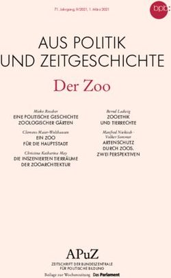 AUS POLITIK UND ZEITGESCHICHTE - Der Zoo - Bundeszentrale f&uuml;r politische Bildung