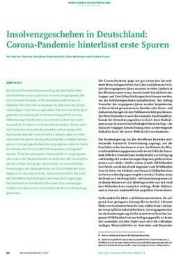 Insolvenzgeschehen in Deutschland: Corona-Pandemie hinterl&auml;sst erste Spuren - DIW Berlin