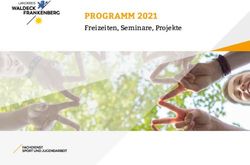 PROGRAMM 2021 Freizeiten, Seminare, Projekte - Landkreis Waldeck-Frankenberg