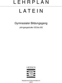 Gymnasialer Bildungsgang - Jahrgangsstufen 5G bis 9G - Hessisches Kultusministerium