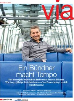 Ein B&uuml;ndner macht Tempo - SBB