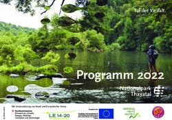 Programm 2022 Tal der Vielfalt - Nationalpark Thayatal
