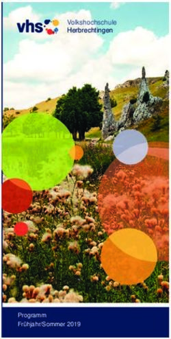 Volkshochschule Herbrechtingen - Programm Frühjahr/Sommer 2019 - VHS Herbrechtingen