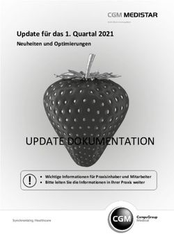UPDATE DOKUMENTATION - Update f&uuml;r das 1. Quartal 2021 Neuheiten und Optimierungen
