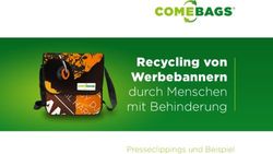 COMEBAGS Recycling von Werbebannern - durch Menschen mit Behinderung