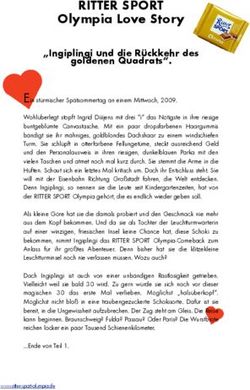 RITTER SPORT Olympia Love Story - "Ingiplingi und die R&uuml;ckkehr des