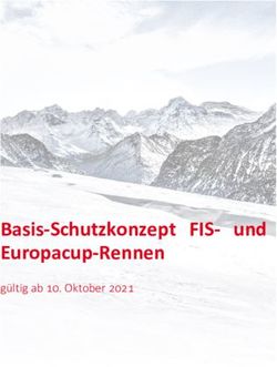 Basis-Schutzkonzept FIS- und Europacup-Rennen - g&uuml;ltig ab 10. Oktober 2021 - BOSV