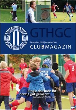 Jungs: das habt Ihr richtig gut gemacht - Lust auf mehr? Toi toi toi - Dezember 2015 | ausgabe 560 - GTHGC