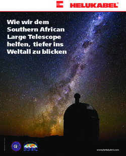 Wie wir dem Southern African Large Telescope helfen, tiefer ins Weltall zu blicken - www.helukabel.com