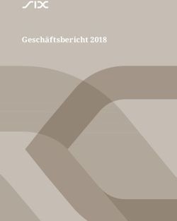 Geschäftsbericht 2018 - SIX