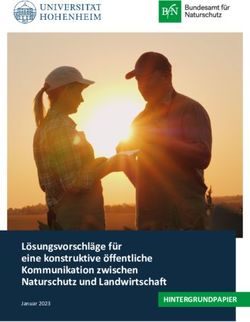 Lösungsvorschläge für eine konstruktive öffentliche Kommunikation zwischen Naturschutz und Landwirtschaft - HINTERGRUNDPAPIER - BFN