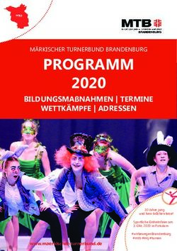 PROGRAMM 2020 BILDUNGSMAßNAHMEN | TERMINE - MÄRKISCHER TURNERBUND
