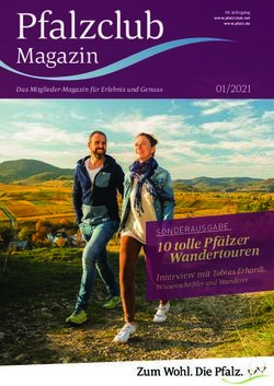 Pfalzclub Magazin 01/2021 - Pfalz.de