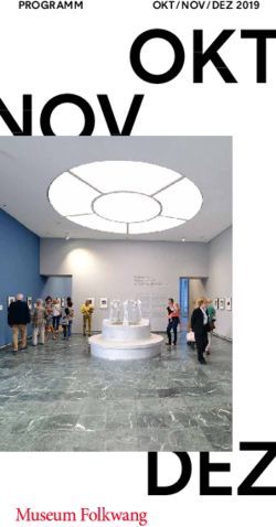OKT NOV PROGRAMM - Museum Folkwang