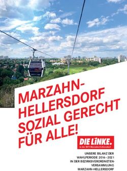 UNSERE BILANZ DER WAHLPERIODE 2016 - 2021 IN DER BEZIRKSVERORDNETEN-VERSAMMLUNG MARZAHN-HELLERSDORF - Linksfraktion Marzahn ...
