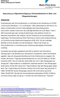 Begr&uuml;ndung zur Allgemeinverf&uuml;gung zu Schutzma&szlig;nahmen in Alten- und Pflegeeinrichtungen