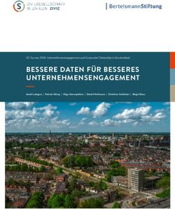 BESSERE DATEN F&Uuml;R BESSERES UNTERNEHMENSENGAGEMENT - Stifterverband