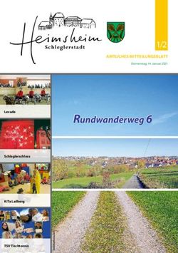 Rundwanderweg 6 - 1/2 AMTLICHES MITTEILUNGSBLATT - Stadt Heimsheim