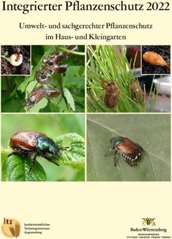 Integrierter Pflanzenschutz 2022 - Umwelt- und sachgerechter Pflanzenschutz im Haus- und Kleingarten
