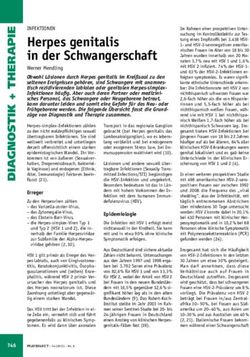 Herpes genitalis in der Schwangerschaft