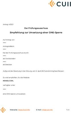 Empfehlung zur Umsetzung einer DNS-Sperre - Der Prüfungsausschuss