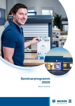 Seminarprogramm 2020 Becker Academy - BECKER-Antriebe
