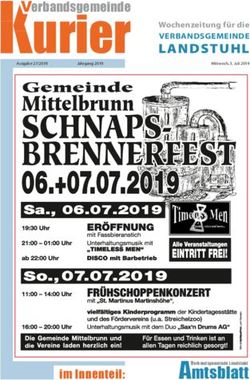 Kurier LandstuhL Wochenzeitung für die Verbandsgemeinde - Verbandsgemeinde Landstuhl