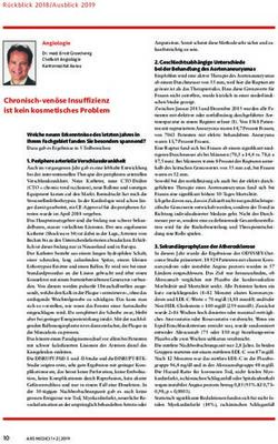 Chronisch-ven&ouml;se Insuffizienz ist kein kosmetisches Problem