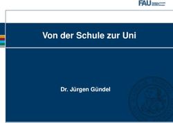 Von der Schule zur Uni - Dr. J&uuml;rgen G&uuml;ndel - infotage.fau.de