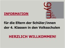 HERZLICH WILLKOMMEN! - INFORMATION f&uuml;r die Eltern der Sch&uuml;ler/innen der 4. Klassen in den Volksschulen