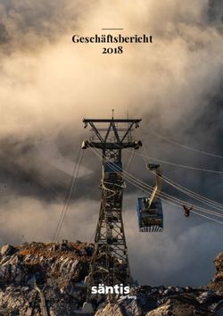Gesch&auml;ftsbericht 2018 - und S&auml;ntis