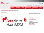 PRODUKT DES JAHRES 2022 - FEUERTRUTZ - FEUERTRUTZ NETWORK