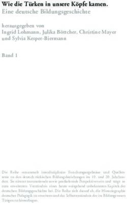 Wie die Türken in unsere Köpfe kamen. Eine deutsche Bildungsgeschichte - Katalog ...