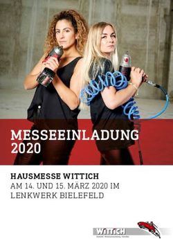 MESSEEINLADUNG 2020 HAUSMESSE WITTICH AM 14. UND 15. M&Auml;RZ 2020 IM LENKWERK BIELEFELD - Wittich GmbH